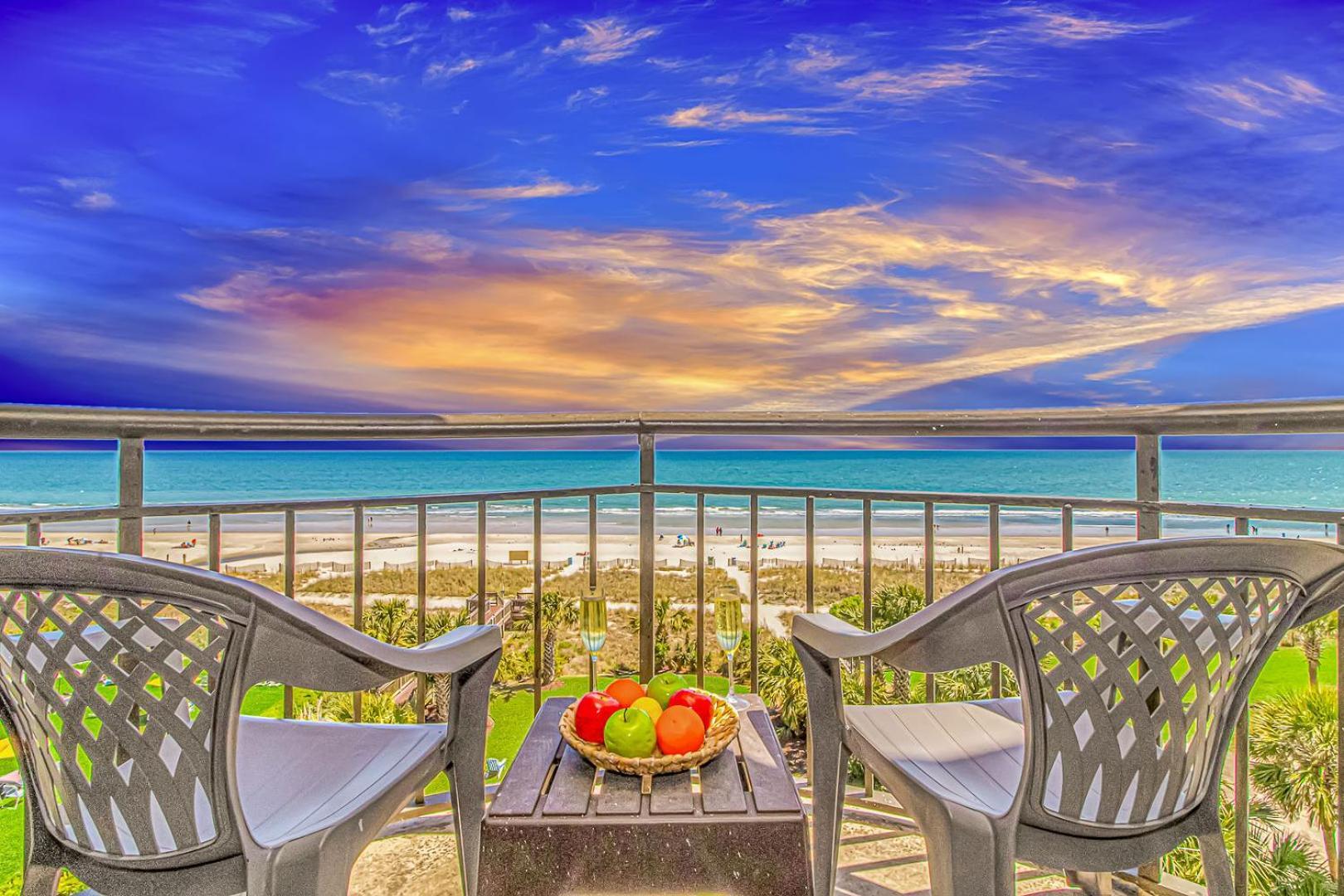 5Th Floor Direct Oceanfront Double Suite Sleeps 6 Meridian Plaza 503 Myrtle Beach Exteriér fotografie